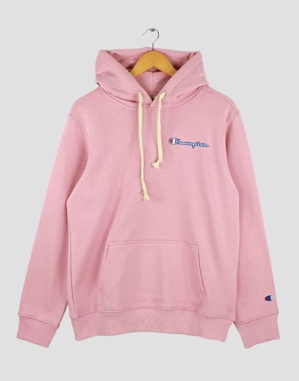 Champion Regular Kapüşonlu Sweatshirt Pembe