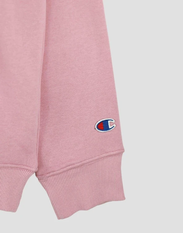 Champion Regular Kapüşonlu Sweatshirt Pembe - 4