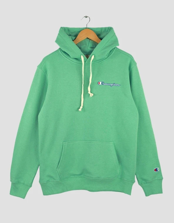 Champion Regular Kapüşonlu Sweatshirt Yeşil