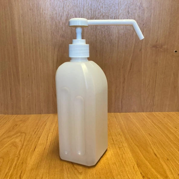 500 cc Dispenser Pompalı Dezenfektan  Şişesi - 500ml Beyaz Boş Dezenfektan Şişesi x 1 Adet