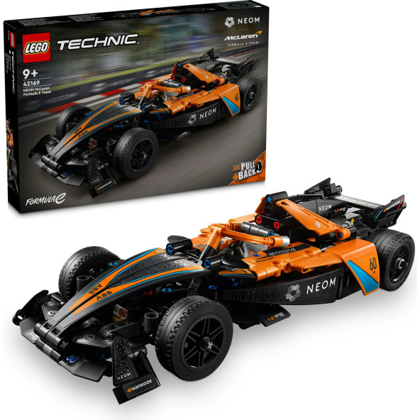 LEGO Technic Neom Mclaren Formula E Yarış Arabası 42169 - 9 Yaş ve Üzeri Model Yapım Seti (452 Parça)