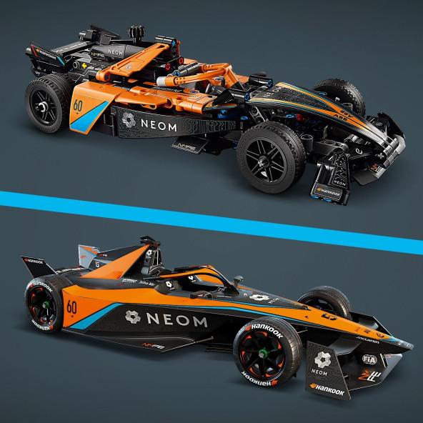 LEGO Technic Neom Mclaren Formula E Yarış Arabası 42169 - 9 Yaş ve Üzeri Model Yapım Seti (452 Parça) - 9