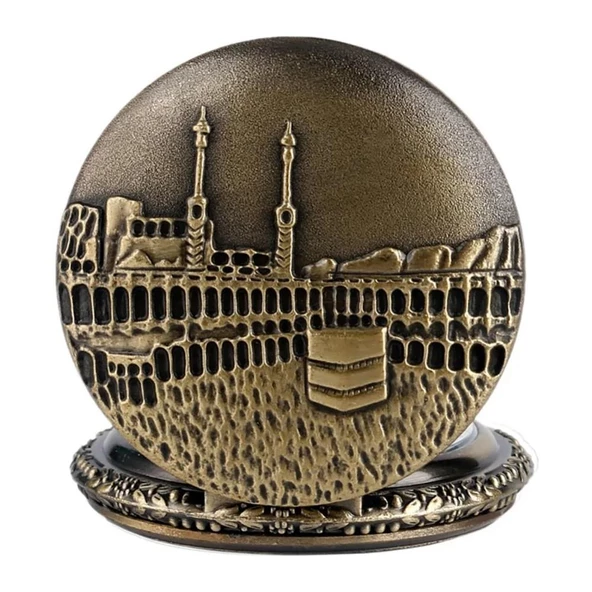 Kabe Temalı Köstekli Cep Saati SL7707 - 3