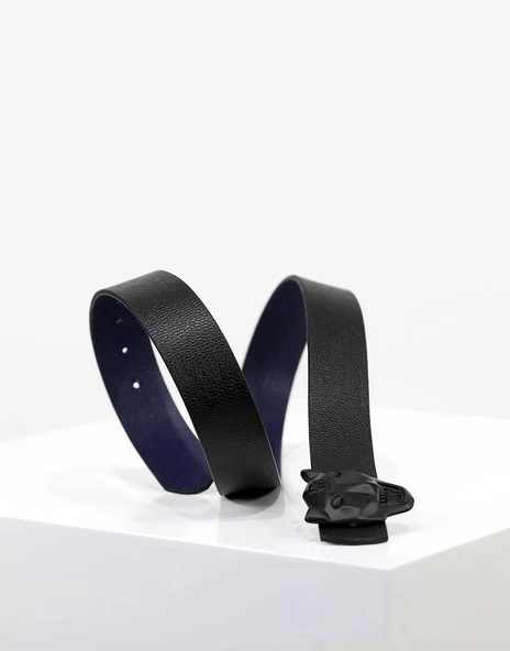 Özel Koleksiyon - Panter Deri Erkek Kemer - 2