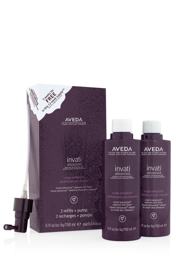 Aveda Invati Advanced Scalp Revitalizer Dökülme Karşıtı Saç Serumu 2x150 ml