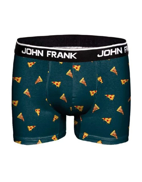 John Frank Dijital Erkek Boxer - Pizza