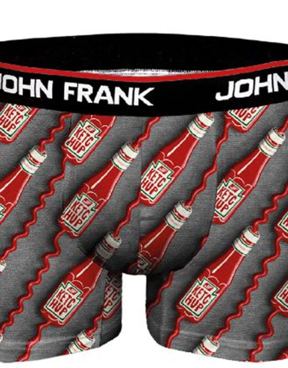 John Frank Dijital Erkek Boxer - KETCHUP - 2