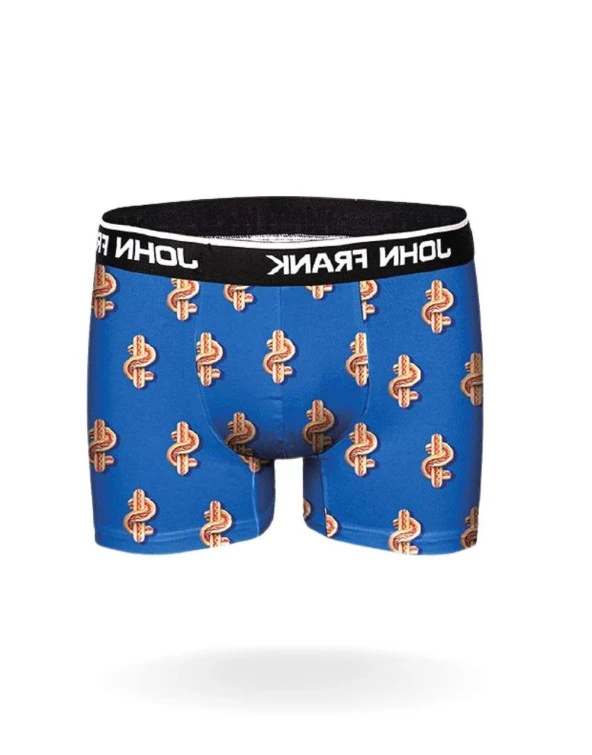 John Frank Dijital Erkek Boxer - Dollar - 2