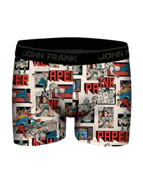 John Frank Dijital Erkek Boxer Papers