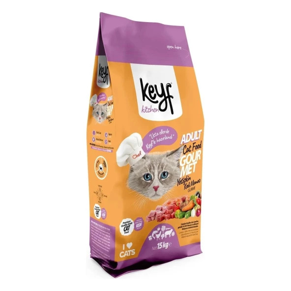 Keyf Gurme 15 kg Yetişkin Kedi Maması