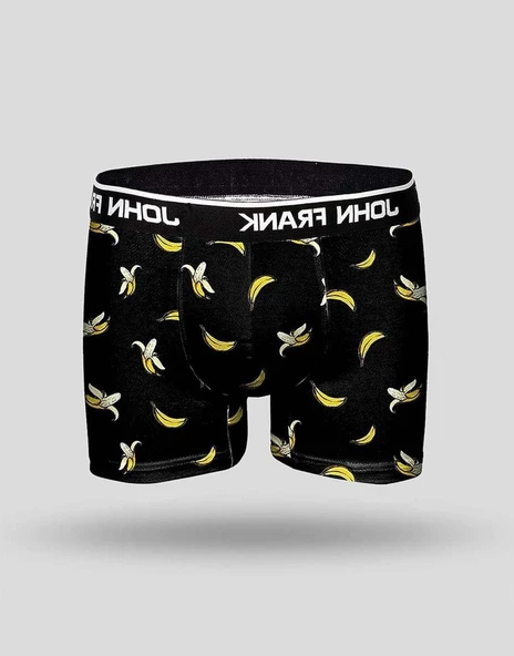 John Frank Dijital Erkek Boxer - Banana - 4