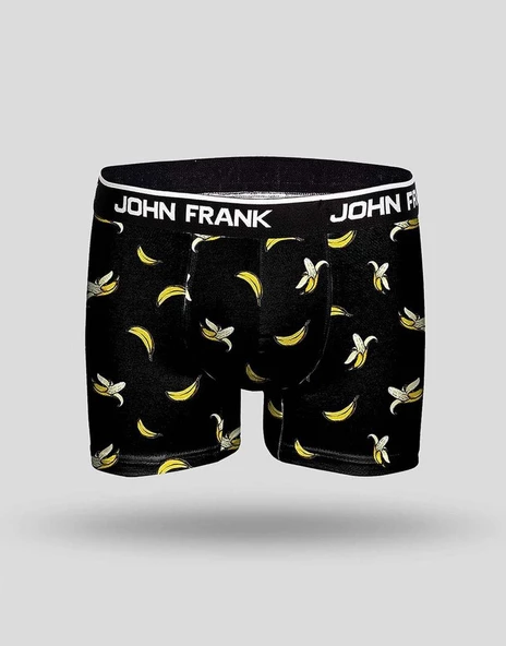 John Frank Dijital Erkek Boxer - Banana - 2