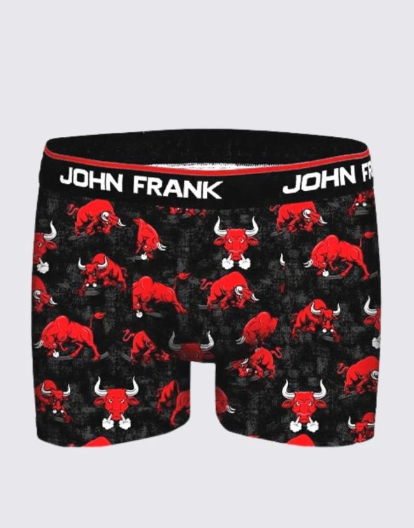 John Frank Dijital Erkek Boxer - Bulls ürün görseli 1