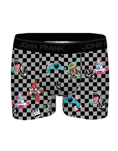 John Frank King Checker Erkek Boxer