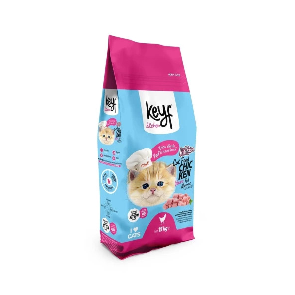 Keyf Kıtten Yavru Kedi Maması-15 Kg