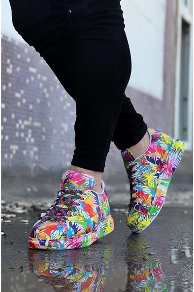 WG501 Çok Boyalı Erkek Casual Ayakkabı - Resim 2