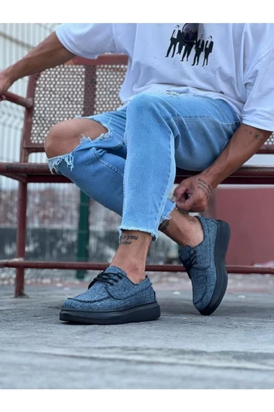 WG503 Lacivert Erkek Günlük Ayakkabı - Resim 2