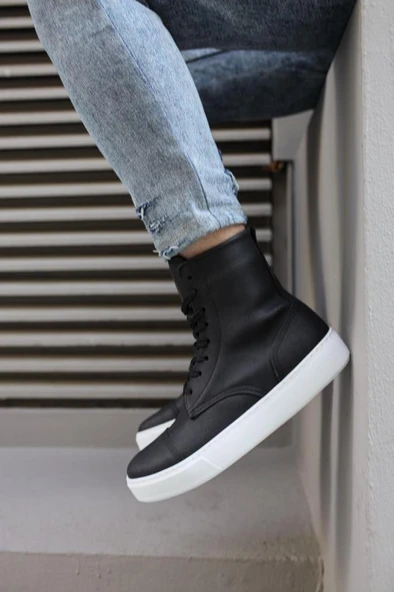 Spor Bot 022 Siyah (Beyaz Taban) - Resim 3