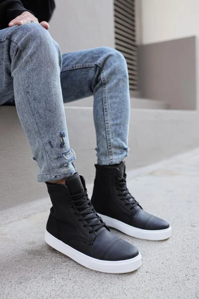 Spor Bot 022 Siyah (Beyaz Taban) - Resim 6