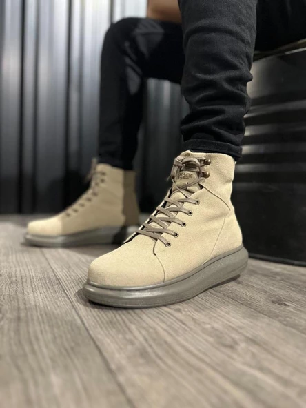 Yüksek Taban Ayakkabı B-080 Vizon Süet ürün görseli