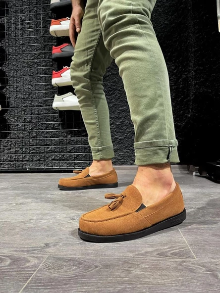 Loafer Erkek Ayakkabı 007 Taba - Resim 3