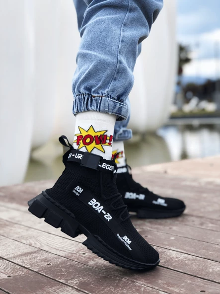 Erkek Zr-x700 Tarz Siyah Taban Spor Ayakkabı - Resim 2