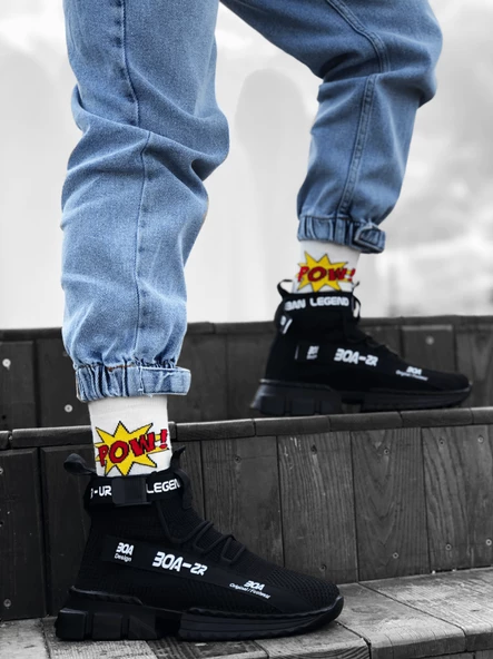 Erkek Zr-x700 Tarz Siyah Taban Spor Ayakkabı - Resim 3