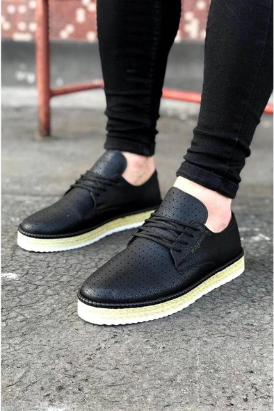 Wagoon WG013 Siyah Erkek Ayakkabı - Resim 2