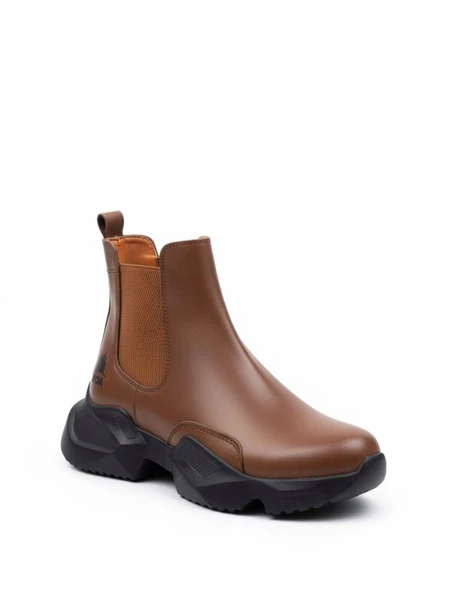 BA0444 Bağcıksız Rahat Yüksek Taban Taba Erkek Spor Yarım Bilek Bot - Resim 4