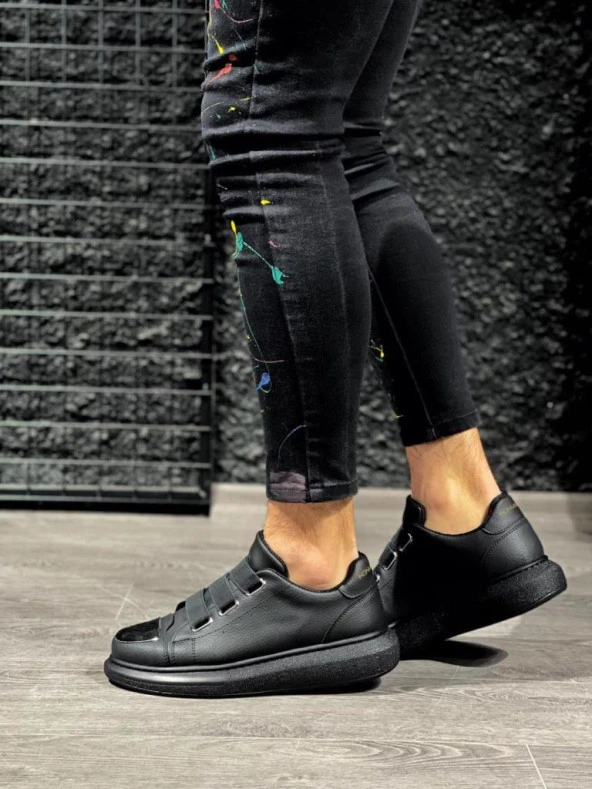 Sneakers Ayakkabı 888 Siyah (Siyah Taban) - 2