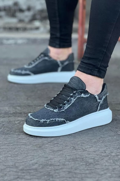WG018 Gri Kot Erkek Casual Ayakkabı