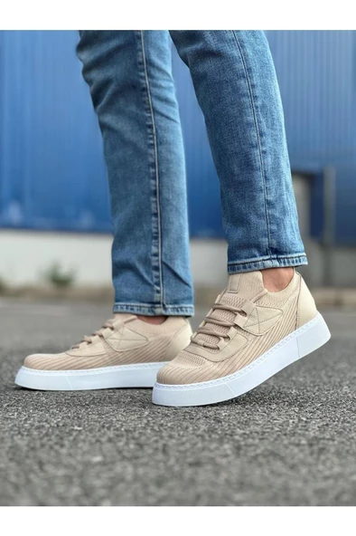 CH2425 TBT Erkek Ayakkabı BEJ - Resim 7
