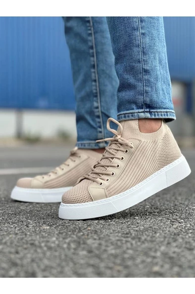 CH2423 TBT Erkek Ayakkabı BEJ - Resim 5