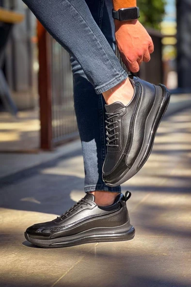 CH2419 FST Erkek Ayakkabı SIYAH - Resim 4