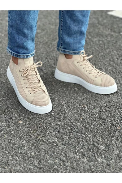 CH2423 TBT Erkek Ayakkabı BEJ - Resim 6