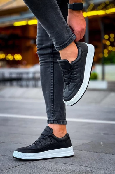 CH040 BT Erkek Ayakkabı SİYAH - Resim 2