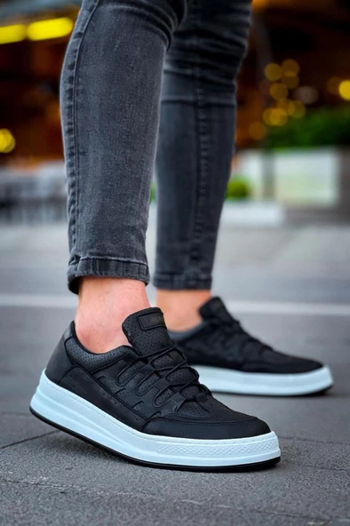 CH040 BT Erkek Ayakkabı SİYAH - Resim 6