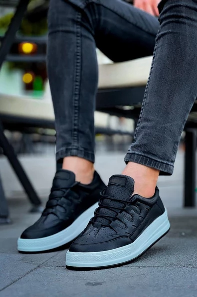 CH040 BT Erkek Ayakkabı SİYAH - Resim 4