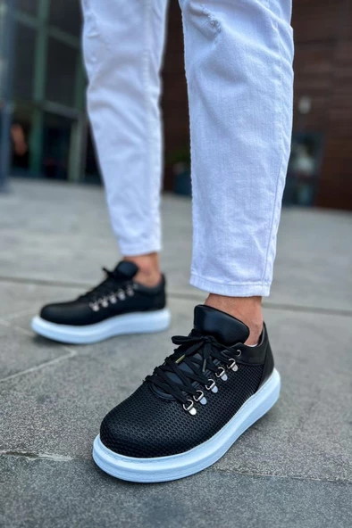 CH021 YBT Erkek Ayakkabı SİYAH - Resim 3