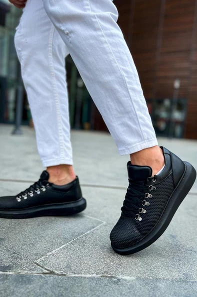 CH021 YST Erkek Ayakkabı SİYAH - Resim 4