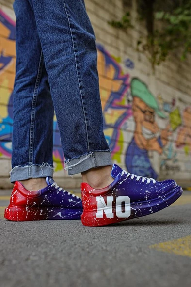 CH254 BT Erkek Ayakkabı 441 MAVİ / KIRMIZI YES