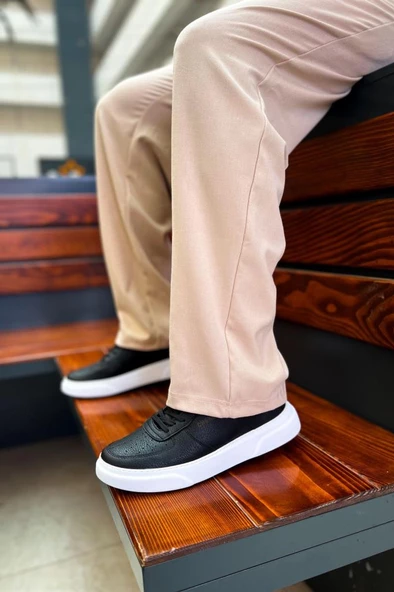 CH087 BT Erkek Ayakkabı SİYAH / SİYAH - Resim 2