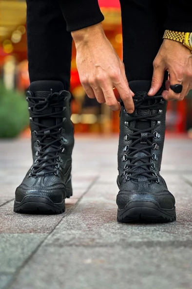 CH051 ST Erkek Bot SIYAH - Resim 3