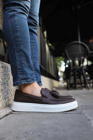 CH127 Erkek Ayakkabı KAHVE - Resim 4