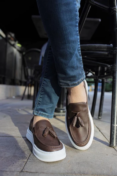 CH127 Erkek Ayakkabı KAHVE - Resim 2