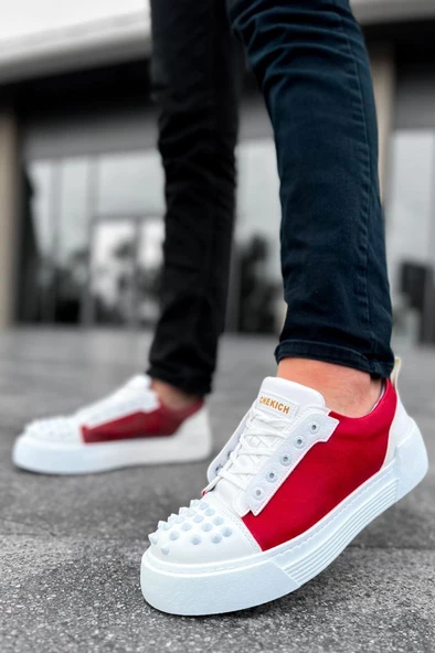 CH169 BT Erkek Ayakkabı BEYAZ / KIRMIZI ürün görseli