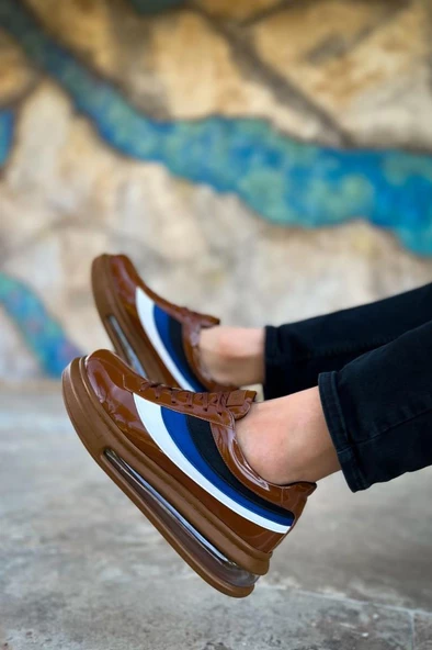 CH171 Rugan Erkek  Ayakkabı TABA - Resim 4