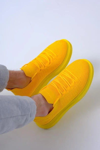 CH307 Triko Erkek Ayakkabı SARI - Resim 4