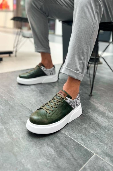 CH145 BT Erkek Ayakkabı HAKI - Resim 4