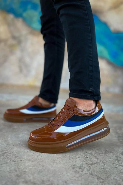 CH171 Rugan Erkek  Ayakkabı TABA - Resim 2